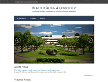 Tablet Screenshot of klafterolsen.com